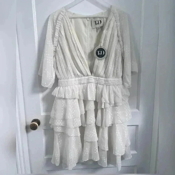 The Jetset Diaries Flare Bohemian Twiggy Dress NEW WITH TAG - Picture 3 of 9